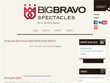 Tablet Screenshot of bigbravospectacles.com